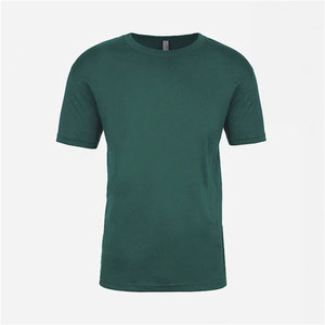T-shirt unisexe personnalisé avec logo, 52 % coton peigné et filé à anneaux Airlume, 48 % polyester, 40 fils simples. - Product Image 6