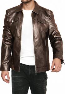 Chaquetas Bomber de Cuero Rosa para Hombre, Estilo Nuevo, Otoño, con Capucha, Logotipo Frontal, Chaquetas Universitarias, Revestimiento Resistente, Personalizables al por Mayor - Product Image 5