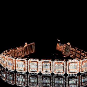 Miami luxe 12mm cubain chaîne lien Bracelets Ross or argent glacé Moissanite diamant croix forme chrétien fête cadeau en gros - Product Image 3