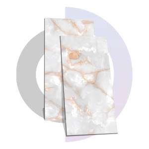 Azulejos de Porcelana Brillante de Alta Calidad 600x1200MM para Pisos Escolares Modernos, Fizi Onyx, Grado AAA, Gris, 9mm de Grosor - Product Image 1