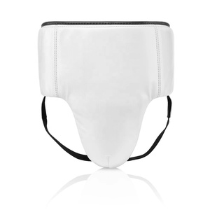 Men's Comfortable Durable Genuine Leather <b>Groin</b> <b>Guard</b> Easy-to-Adjust Boxing Protection Product - Product Image 4