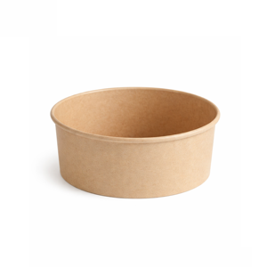 Ciotola Rotonda Monouso in Carta Kraft da 1300ml (42oz) con Rivestimento in PE di Alta Qualità per un Uso Pratico - Product Image 1