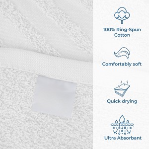 Fournisseur d'usine draps de bain portables compressés personnalisés Extra Large 100x150 serviettes en coton d'hôtel de luxe 500 GSM couleur personnalisée - Product Image 2