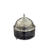 Dernier design de récipient à couvercle suspendu en acier inoxydable, très décoratif, pour le stockage d'aliments/chapati, à bas prix.