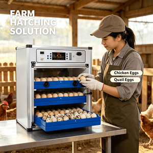 Máquina Automática para Incubar Huevos con Capacidad <span class=keywords><strong>de</strong></span> 0-600 Huevos, Incubadora Multifuncional para Huevos <span class=keywords><strong>de</strong></span> Ganso y Paloma - Product Image 1