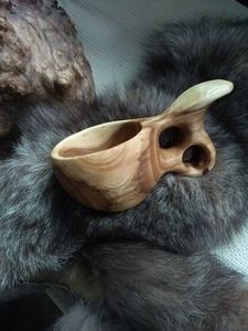 POPULARITY Natural Wood Tea Cup Wooden for Wine Coffee Water Hot Cold Drinks Drinking <b>Mug</b>, <b>Japanese</b> Style Wood Tea Cup - Product Image 3