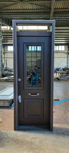 ABSDOOR NOYER Personnalisable Ultra Sécurisé Design Moderne Isolation Thermique Phonique Porte en Acier Placage Naturel Intérieur Villa Hôtel - Product Image 3