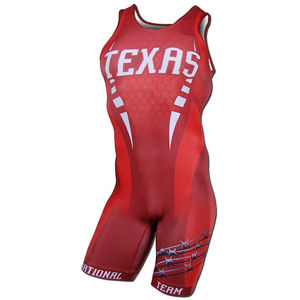 Singlets de lutte sublimés bon marché sur mesure, singulet de lutte par sublimation à vendre - Product Image 4