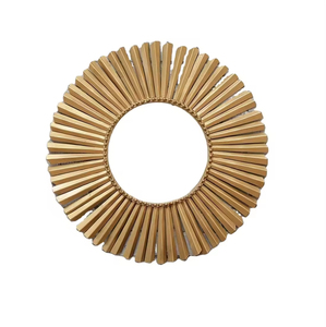 Nouveaux arrivages Miroirs muraux ronds Arts muraux décoratifs Design Offre Spéciale Classique Métal Montage mural Salon Miroirs décoratifs - Product Image 6