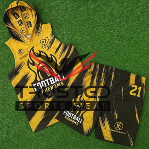 Uniformes de Fútbol Personalizados 7v7 para Adultos, 100% Poliéster, Tallas Grandes, Transpirables, Absorben la Humedad, Protección UV UPF 50 - Product Image 2
