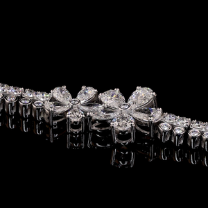 13.50GM 14K Oro blanco Certificado Diamante suelto en PerA redonda y Marquiese Lab Pieza de joyería de lujo de alta calidad - Product Image 4