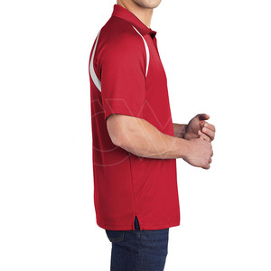 Polo transpirable para hombre al por mayor de fábrica, camiseta antiarrugas con logotipo personalizado - Product Image 3