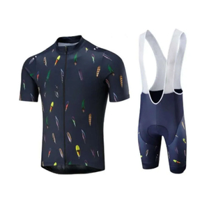 Conjuntos de Jersey de Ciclismo Personalizables de Alta Calidad para Hombre, Ligeros, Transpirables, de Secado Rápido, Spandex/Poliéster, Cómodos para Adultos - Product Image 1