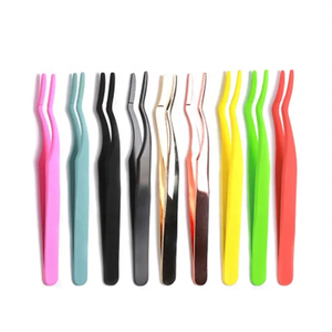 Pince à épiler professionnelle d'extension de cils colorée renouvelable de haute qualité - Product Image 5