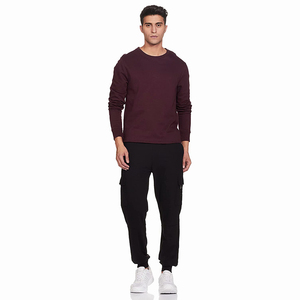 Sweat à capuche de couleur marron de la meilleure qualité Pull en coton et polyester à manches longues Sweats à capuche pour hommes avec logo personnalisé - Product Image 3