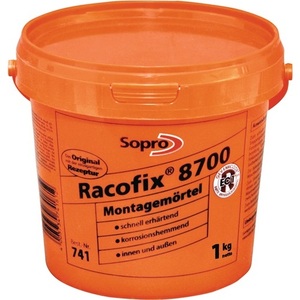 Mortier de montage Racofix 8700 1:3 par volume, seau de 1 kg par SOPRO - Product Image 1