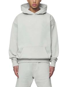 Latest Design <b>Men</b> Oversized <b>Shorts</b> Sets 100% Cotton Fleece Breathable Drop Shoulder Pullover Hoodie With <b>Short</b> Sets 2026 - Product Image 4