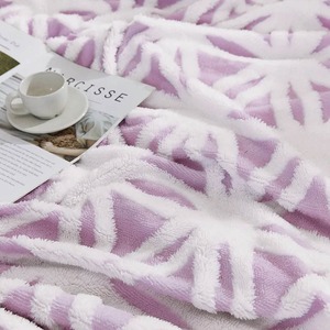 <b>Luxury</b> Velvet Tassel Throw <b>Blanket</b> | Winter Eco-Friendly Soft Material Folded Design Home Use Customizable - Product Image 4