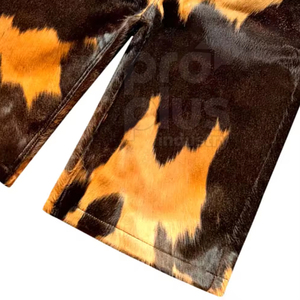 Shorts en cuir de vache véritable, solides, décontractés, tendance, confortables, de haute qualité, service OEM, vêtements de tous les jours - Product Image 5