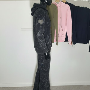 Custom Acid Wash Cotton Wide Leg Baggy Casual Sweat <b>Pants</b> for Men Manufacturer Outdoor Tracksuit - Product Image 4