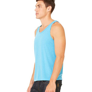 Unisex BELLA + CANVAS Jersey Tank Tops Ligero Algodón Orgánico Muscle Gym - Product Image 4