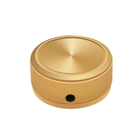 Bouton de potentiomètre en aluminium CNC 20x15,5 mm, axe de 6 mm, bouton de contrôle du volume audio pour guitare, encodeur DAC