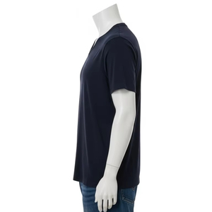 Anti boulochage coton fibre de bambou O cou t-shirts respirant évacuation de l'humidité tenue décontracté durable pour hommes femmes usage quotidien - Product Image 5