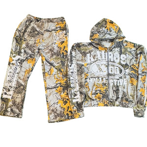 Custom Made Trending High Quality Camo Tracksuits Breathable Hot Selling Luxury Hunting Sweat Suit for Men - Product Image 2