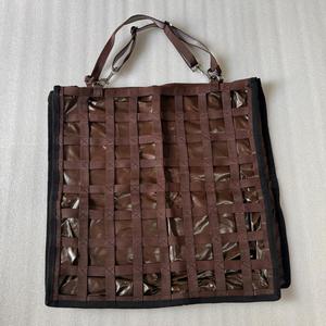 Nylon Haybag Heavy Duty Tape Hay Bag for <b>Horses</b> Strong Feeding Bag with Reinforced Straps for <b>Stable</b> Travel and Trailer Use - Product Image 5