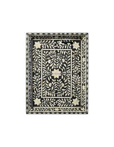 Venta al por mayor mejor diseño de incrustaciones de hueso y bandejas de servicio de madera para hoteles restaurantes utensilios de cocina para hoteles y restaurantes - Product Image 1