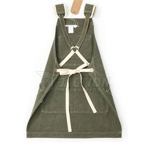 Delantal de peluquero profesional de la mejor calidad, delantales de peluquero de lona personalizados para hombre - Product Image 2