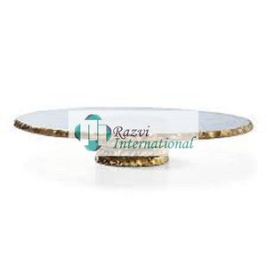 Thiết kế hấp dẫn xếp chồng lên nhau Glass resin bánh đứng với vàng cạnh trang trí bánh đứng Tặng bánh quảng cáo đứng - Product Image 6