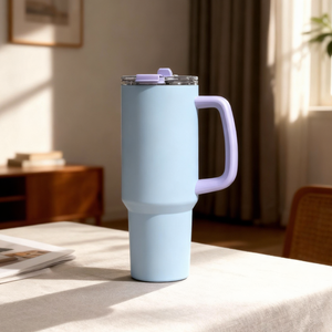 40oz נמכר חם כפול דופן נירוסטה מודרני סִגְנוֹן כוס מבודד כוס קפה לנסיעות עם מכסה וידית - Product Image 2