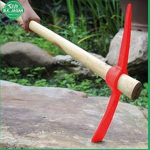 Pioche en fonte de jardin fabriquée en Inde avec manche en bois, prix d'usine en gros sur le marché américain et européen - Product Image 6