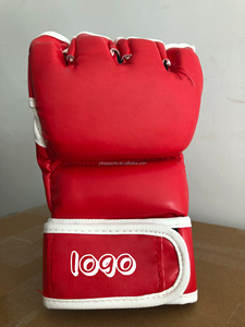 2025 New High quality MMA Custom Professional UFC Half Finger PU Grappling <b>Gloves</b> Boxing MMA <b>Gloves</b> for Training - Product Image 5
