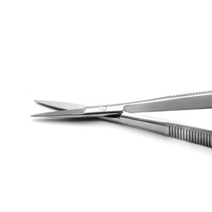 Ciseaux pour manucure russe, extra-affûtés, en acier inoxydable, lame incurvée avec action à ressort pour une belle finition des cuticules par Surgiright - Product Image 5