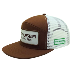 Wholesale Custom 7-Panel Cotton Blank Structured Snapback <b>Camo</b> Mesh Trucker Hat Outdoor Unisex Four Seasons Sporty Custom - Product Image 2