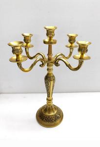 Top vente élégant décor de table en métal toute l'année utilisation de noël pour la maison mariage autres occasions bougeoir bois - Product Image 5