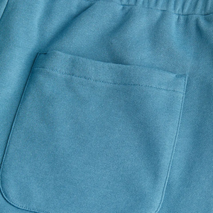 High Quality Men's Knee-Length <b>Fleece</b> <b>Shorts</b> 100% Cotton Plain Dyed Latest Fashion with OEM Designs Casual <b>Short</b> with Drawstring - Product Image 2