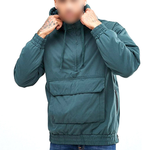<span class=keywords><strong>2025</strong></span> thiết kế hàng đầu màu xanh lá cây anorak Áo Gió Áo khoác nylon huấn luyện viên Áo khoác trùm đầu Trọng lượng nhẹ Áo Gió Áo khoác - Product Image 4