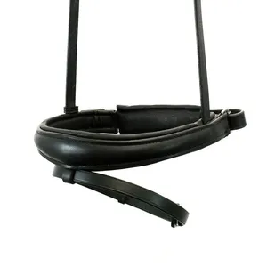 Brida de cuero SidePull para caballo, diseño personalizado, alta calidad 2019, tamaño y logotipo personalizables, precio mayorista económico - Product Image 6