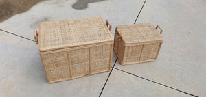 Cestas de ratán, Material Natural tejido a mano de Vietnam para almacenamiento de cocina y exhibición decorativa, cestas de ratán para el hogar - Product Image 6