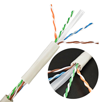 Câble réseau de haute qualité Cat6 UTP 8 cœurs 23/24AWG Conducteur en cuivre/CCA Câble Ethernet intérieur