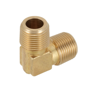 Coude mâle en laiton de haute qualité, 90 degrés, filetage NPT, raccord de tube hydraulique pneumatique, fourniture d'usine - Product Image 1