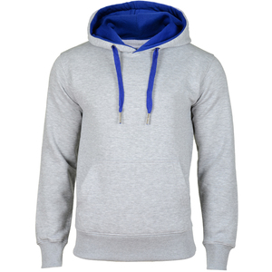 Sweat-shirts à capuche en molleton de coton de haute qualité avec logo personnalisé, anti-boulochage, col montant, pour hommes - Product Image 1