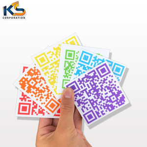 สติกเกอร์ป้ายโค้ด QR แบบมีกาวที่กำหนดได้เองสติกเกอร์ราคาโรงงานแบบกำหนดเอง - Product Image 6
