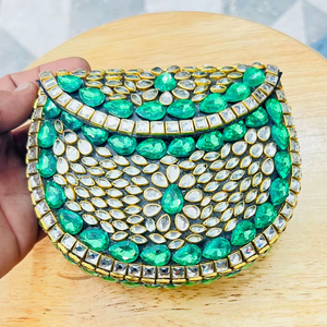 Bolso de mano de lujo con mosaico metálico para mujer, bolsos elegantes disponibles, bolso de mano de lujo con mosaico y arte artesanal, estilo personalizado - Product Image 2