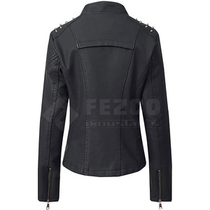 100% Genuine Cow Skin <b>Leather</b> <b>Winter</b> Knitted Breathable Quick Dry High Quality Women's <b>Leather</b> <b>Jacket</b> OEM Service Wholesale - Product Image 2
