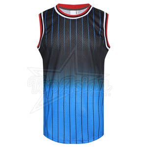 Nueva llegada Ropa deportiva Logotipo personalizado Impreso 100% Tela de poliéster Mejor precio Camiseta de baloncesto - Product Image 1