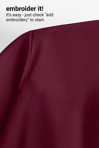 Blouse de travail décontractée, respirante et confortable, en tissu mélangé coton doux au toucher, couleur et logo personnalisés pour usage hospitalier - Product Image 5